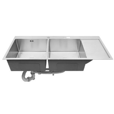 Chậu rửa chén 2 ngăn inox Eurolife  cao cấp CRCINMK8
