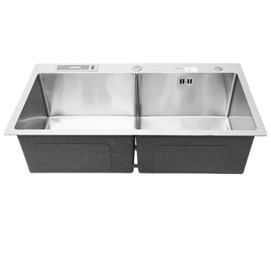 Chậu rửa chén 2 ngăn inox Eurolife CRCINMK5