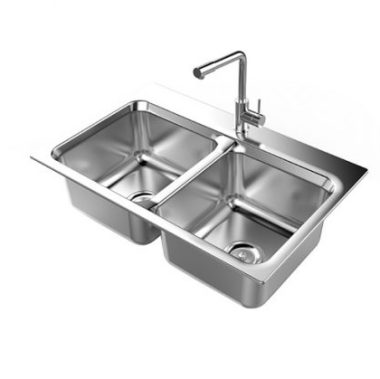Chậu rửa bát inox 2 795 x 520 x 220mm CRCINMK33