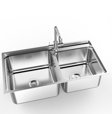 Bồn rửa dĩa  giá rẻ  304 Premium  (80x44cm- Inox bóng) CRCINMK47