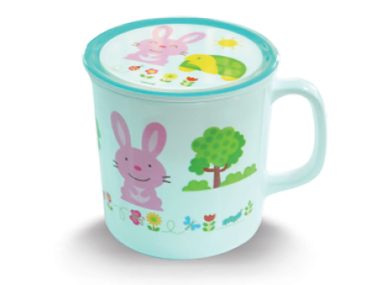 Ca Nước Melamine Có Nắp 3.5" - Rabbit