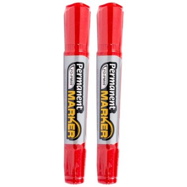 Vỉ 2 Bút Lông Dầu - Flexoffice FO-PM09 - Màu Đỏ giá rẻ