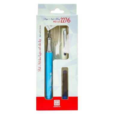 Bút Máy Nét Hoa - Hồng Hà Tiny 2276 - Màu Xanh cao cấp
