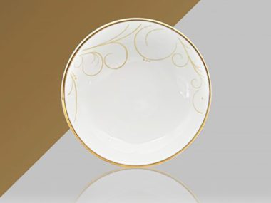 Dĩa Chấm 9cm - TA2103 Kim Sa