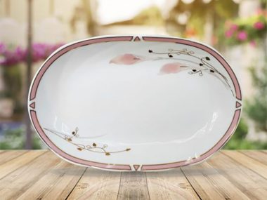 Dĩa Xoài 17.5cm - 113 Hoa 1012