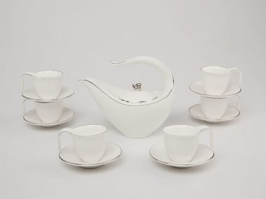 Bộ Ấm Chén Minh Long 0.45 L Anh Vũ Bạch Kim chính hãng