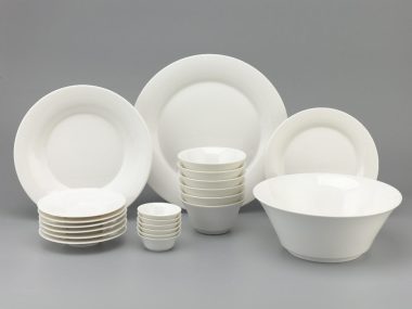 Bộ Đồ Ăn Minh Long Tulip Trắng IFP 22 Sản Phẩm Cao Cấp