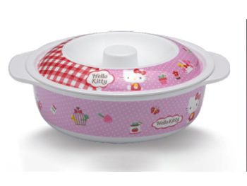 Tô Soup Melamine Có Nắp 5.5″- Pinky