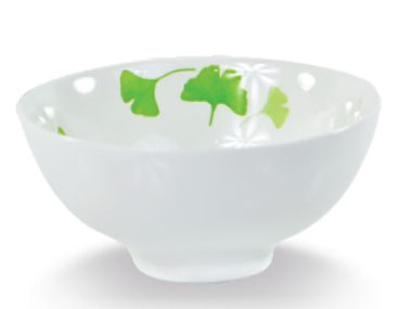 Chén Cơm 4.5" - Rice Bowl Ginkgo Melamine đẹp Superware