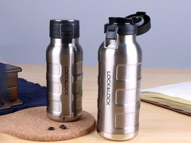 Bình giữ nhiệt Lock n Lock Bumper Bottle 470ml - LHC4141SLV