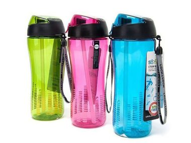 Bình nước thể thao Lock&Lock nhựa tritan có ống hút 550ml - ABF628B