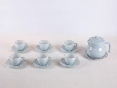 Bộ Caffe Màu Xanh Biển Aquamarine
