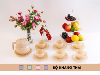 Bộ Đồ Ăn Thủy Tinh Ngọc Khang Thái