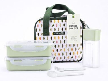 Bộ Túi Hộp Cơm Lock&Lock  3EA - Xanh Lá