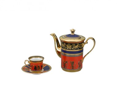 Bộ cà phê Minh Long 0.8 L - Tulip Trắng - Trống Đồng Minh Long