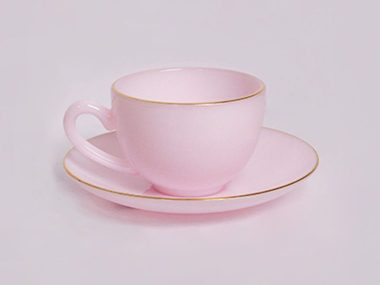 Bộ Tách Trà Màu Hồng Ngọc Ruby