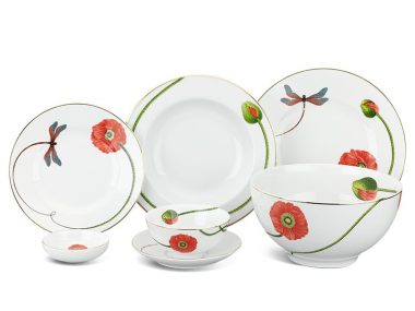 Bộ đồ ăn 10 người 48 sản phẩm - Camellia - Kết Duyên Cao Cấp