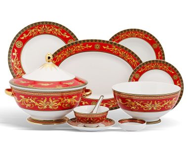 Bộ đồ ăn 10 người 49 sản phẩm - Hoàng Cung - Quốc Sắc Đẹp