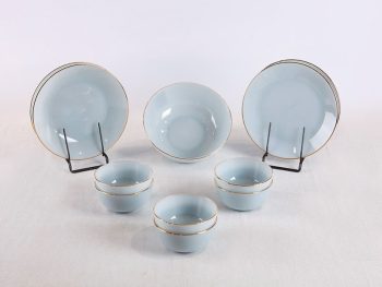 Bộ Đồ Ăn 11 Món Màu Xanh Biển Aquamarine