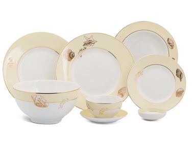 Bộ đồ ăn 6 người 23 sản phẩm - Camellia - Hương Biển kem Giá rẻ