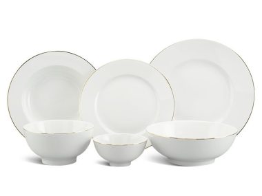 Bộ đồ ăn 9 sản phẩm - Jasmine IFP - Chỉ Vàng Giá rẻ