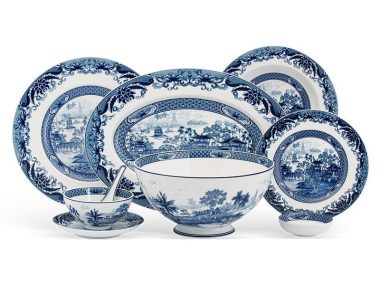 Bộ đồ ăn Âu-Á 44 sản phẩm - Hoàng Cung - Hồn Việt Cao Cấp