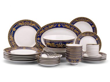 Bộ đồ ăn Âu-Á 44 sản phẩm – Hoàng Cung – Cẩm Tú Cao Cấp