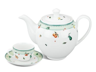 Bộ Tách trà Minh Long 1.1 L - Camellia - Quả Ngọt