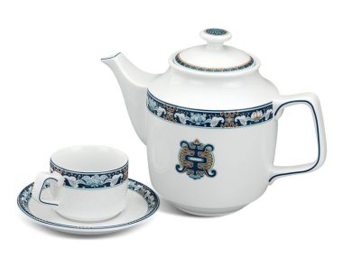 Bộ Tách Bình Trà Jasmine Phước Lộc Thọ 1.1L