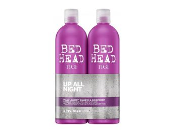 Cặp Dầu Gội Dầu Xả Tigi Bed Head Up All Night Dành Cho Tóc Uốn Xoăn