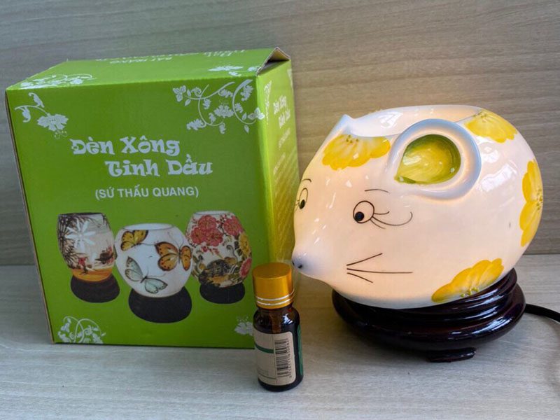 CHUOT NHO R17XH17 320K Đèn Xông Tinh Dầu Bát Tràng Chuột Size Nhỏ giá rẻ