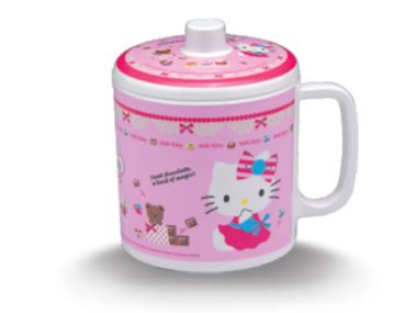 Ca Nhựa Melamine Có Nắp 4" -  Kitty