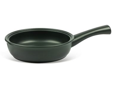 Chảo dưỡng sinh có tay cầm 20cm - HealthyCook - Xanh rêu