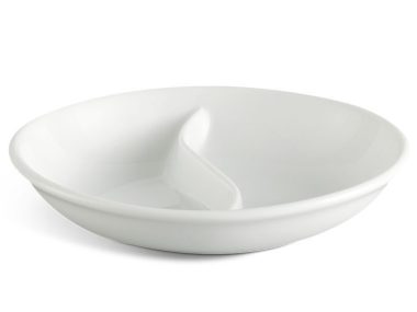 Chén chấm 2 ngăn - Jasmine Ly's - Trắng Ngà