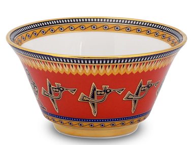 Chén cơm gốm sứ Minh long 11.5 cm - Tulip Trắng - Trống Đồng