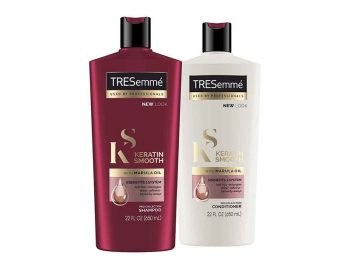 Dầu Gội – Dầu Xả Tresemme Mỹ Keratin Smooth With Marula Oil 650ml