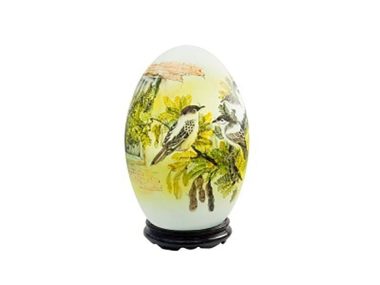 Đèn xông tinh dầu vẽ chim sẻ S2 - Gốm sứ Bát Tràng giá rẻ