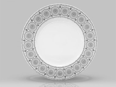 Dĩa Cạn 27.5cm - A10106 Đồng Tiền Sứ CK