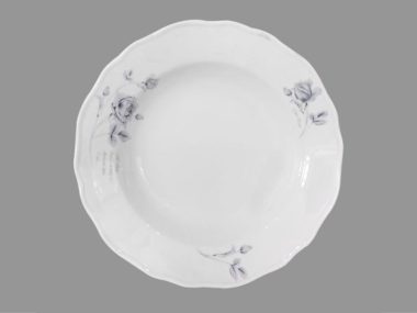 Dĩa Sâu 23cm - A9201 Hoa Hồng Đen