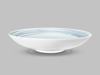 Dĩa Súp Mì Ý 24cm – B10206  Họa Tiết Xám 2031