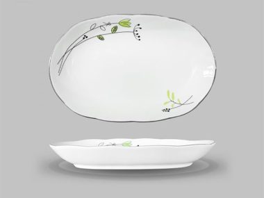 Dĩa Hình Khay 11 - 113 Cỏ May Mắn