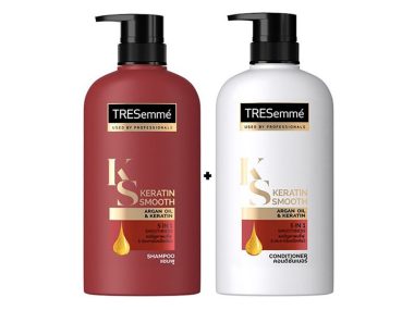 Dầu Gội - Xả Tresemme Keratin Smooth Thái Lan 450ML