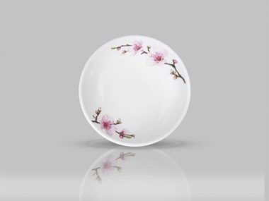 Dĩa Chấm 9cm - TA2103 Hoa Đào sứ CK