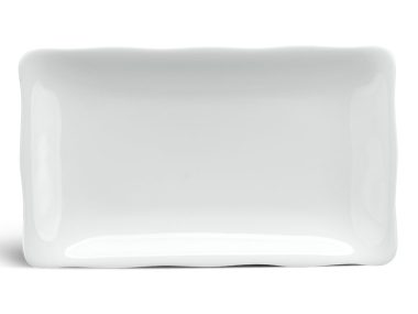 Dĩa chữ nhật 22 x 13 cm - Mẫu Đơn IFP - Trắng Ngà