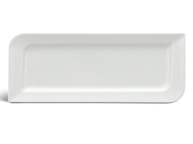 Dĩa sứ minh long chữ nhật dài 25 x 10.5 cm - Anh Vũ Ly's - Trắng Ngà