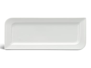 Dĩa sứ minh long chữ nhật dài 31 x 12 cm - Anh Vũ Ly's - Trắng Ngà