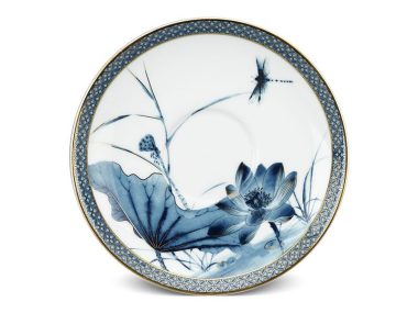 Dĩa lót chén 15 cm - Hoàng Cung - Sen Vàng