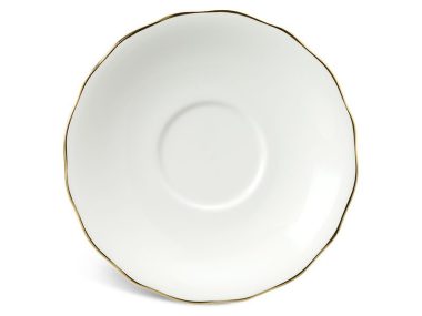 Dĩa lót chén 15 cm - Mẫu Đơn IFP - Chỉ Vàng