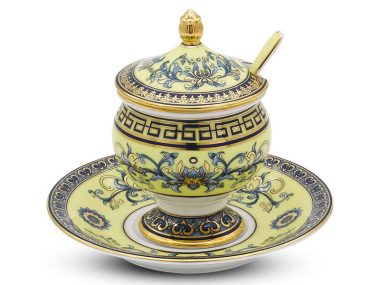 Dĩa lót hũ gia vị 13 cm - Hoàng Cung - Hoàng Liên