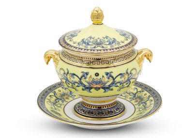 Dĩa lót thố súp 17 cm - Hoàng Cung - Hoàng Liên